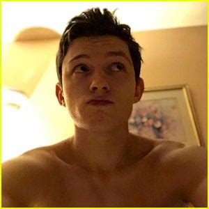 Tom Holland Goes Shirtless While Celebrating Final Day of.